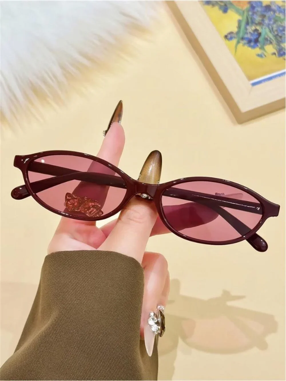 Retro Oval Sunglasses